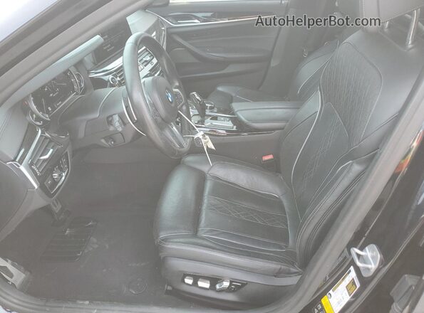 WBAJB9C50JG463806 2018 BMW M5 Черный Вид салона спереди