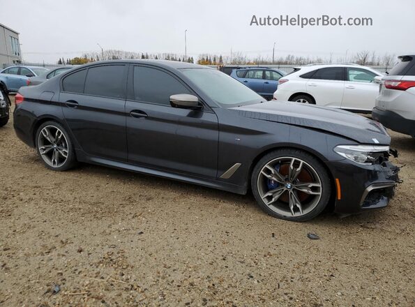 WBAJB9C53KB288613 2019 BMW M5 Серый Передняя правая четверть