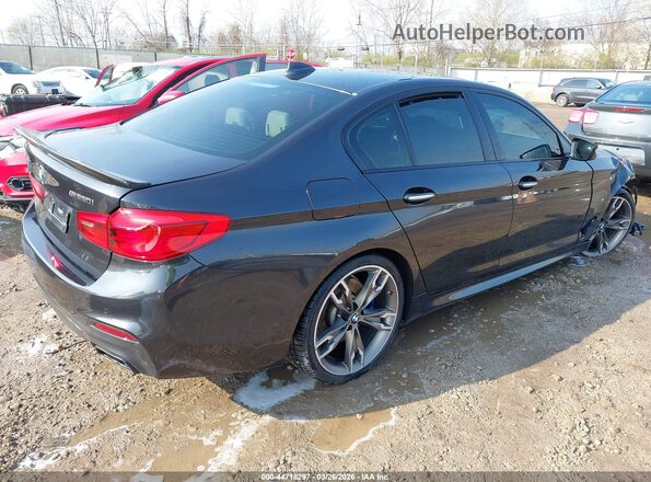 WBAJB9C54JB287372 2018 BMW 5 SERIES Gray Tył prawy