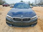 2018 Bmw M550xi Черный vin: WBAJB9C5XJB049879