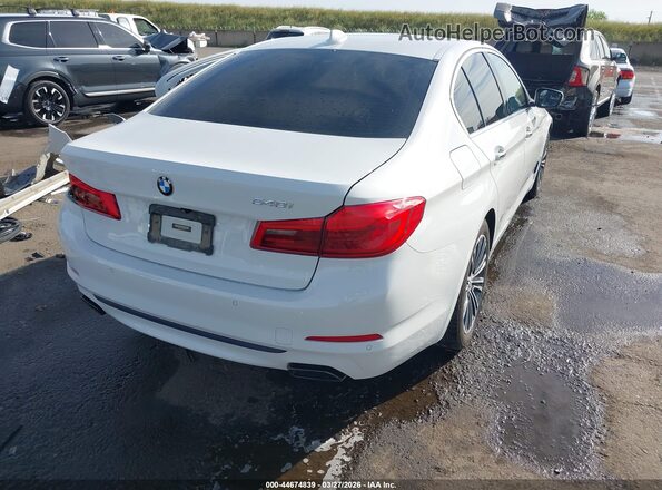 WBAJE5C50JWA97631 2018 BMW 5 SERIES Белый Задняя правая четверть