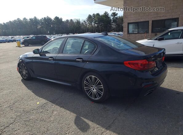 WBAJE7C37HG478923 2017 BMW 5 SERIES Черный Задняя левая четверть