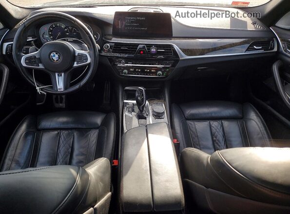 WBAJE7C37HG478923 2017 BMW 5 SERIES Черный Вид панели приборов