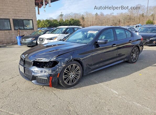 WBAJE7C37HG478923 2017 BMW 5 SERIES Черный Передняя левая четверть