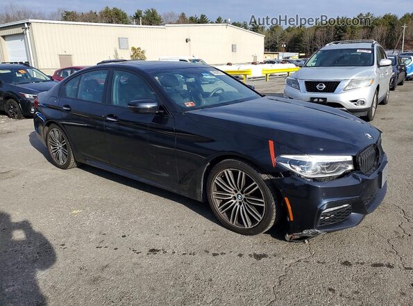 WBAJE7C37HG478923 2017 BMW 5 SERIES Черный Передняя правая четверть