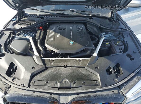 WBAJE7C56JWD49507 2018 BMW 5 SERIES Gray Widok wnętrza z tyłu