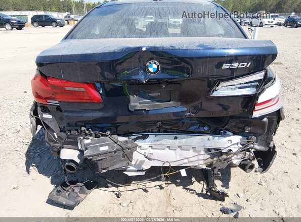 WBAJR3C02LWW54343 2020 BMW 5 SERIES Dark Blue Вид спереди