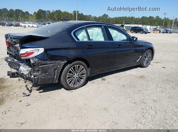 WBAJR3C02LWW54343 2020 BMW 5 SERIES Dark Blue Задняя правая четверть