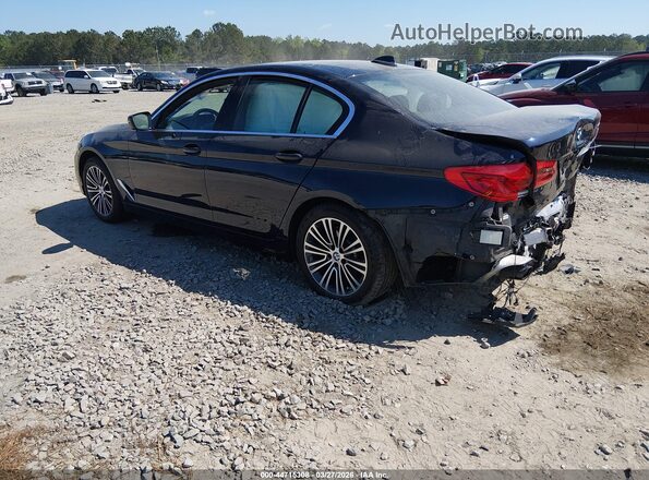 WBAJR3C02LWW54343 2020 BMW 5 SERIES Dark Blue Задняя левая четверть