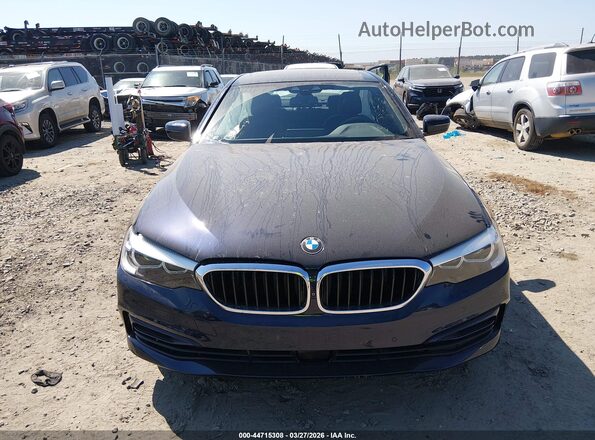WBAJR3C02LWW54343 2020 BMW 5 SERIES Dark Blue Вид щитка приборов