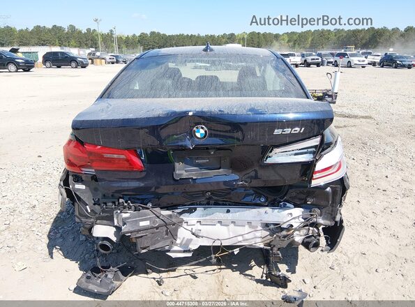 WBAJR3C02LWW54343 2020 BMW 5 SERIES Dark Blue 