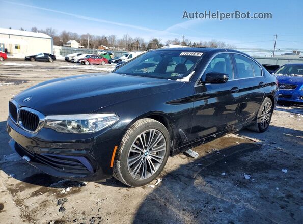 WBAJR7C04LCD12727 2020 BMW 5 SERIES Черный Передняя левая четверть