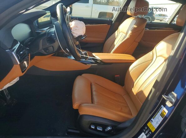 WBAJS7C0XLCD18861 2020 BMW M5 Blue წინა სალონის ხედი