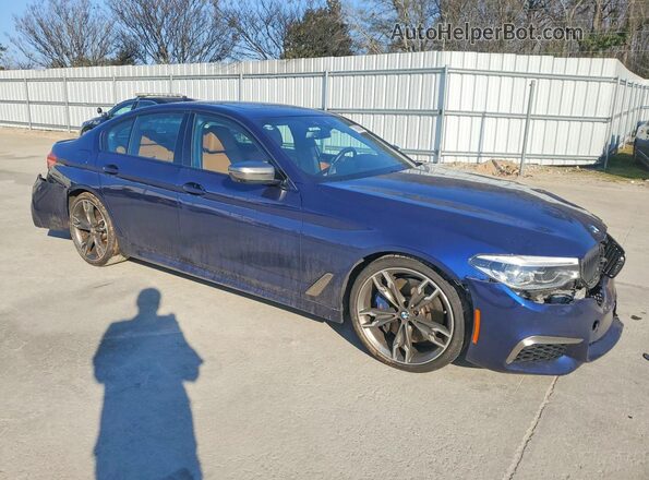 WBAJS7C0XLCD18861 2020 BMW M5 Blue წინა მარჯვენა