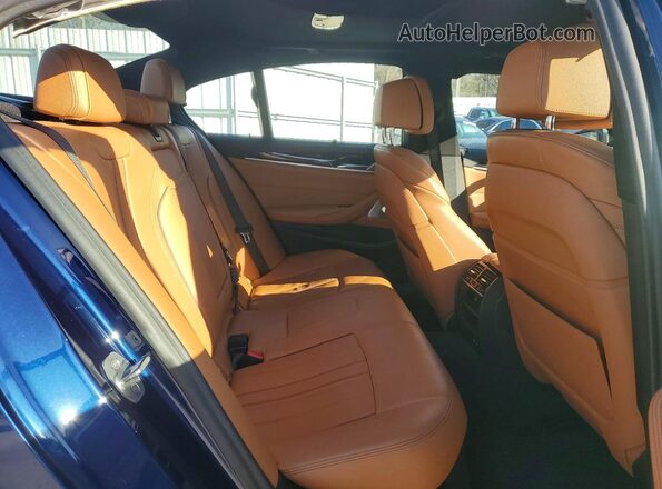 WBAJS7C0XLCD18861 2020 BMW M5 Blue უკანა სავარძლების ხედი