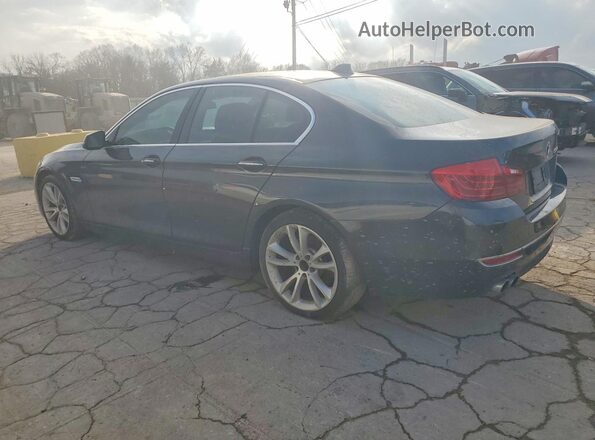 WBAXA5C57GD691978 2016 BMW 5 SERIES Gray Задня ліва чверть