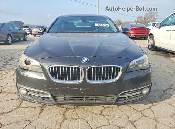 WBAXA5C57GD691978 2016 BMW 5 SERIES Gray Вид спереду