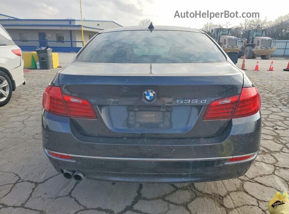 WBAXA5C57GD691978 2016 BMW 5 SERIES Gray Вид ззаду