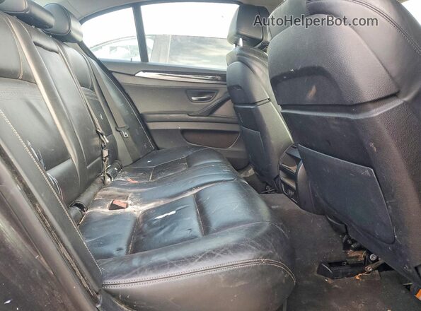 WBAXA5C57GD691978 2016 BMW 5 SERIES Gray Вид задніх сидінь