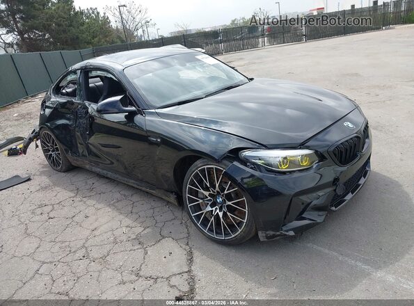 WBS2U7C05M7G75661 2021 BMW M2 Черный Передняя правая четверть