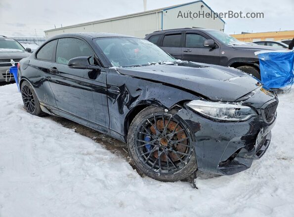 WBS2U7C52K7D57859 2019 BMW M2 Черный Передняя правая четверть