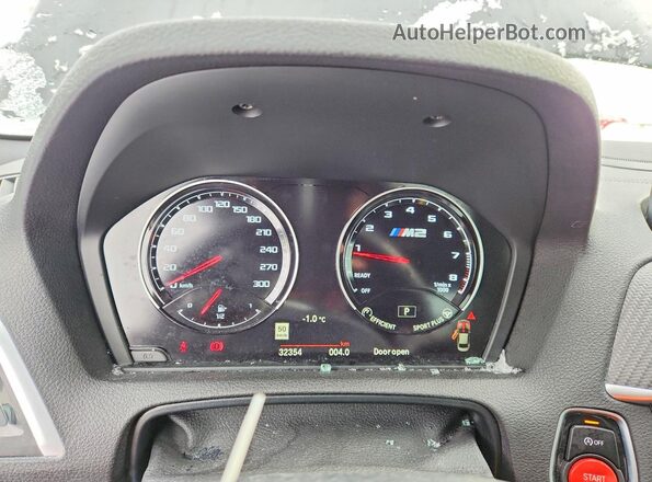 WBS2U7C52K7D57859 2019 BMW M2 Черный Вид щитка приборов