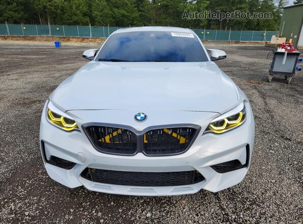 WBS2U7C54K7D32476 2019 BMW M2 Серебряный Вид спереди
