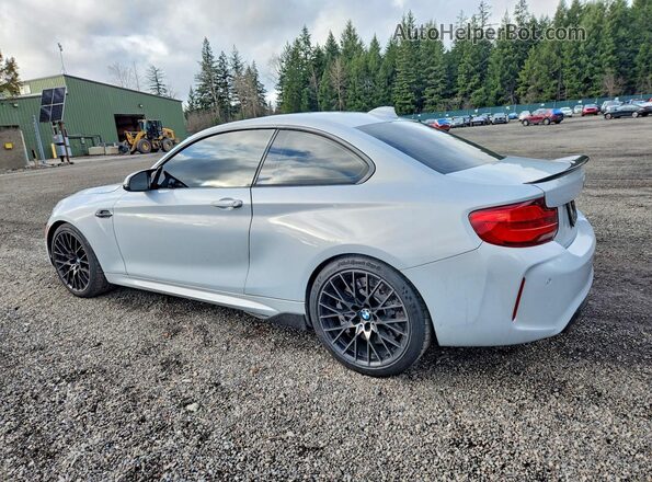 WBS2U7C54K7D32476 2019 BMW M2 Серебряный Задняя левая четверть