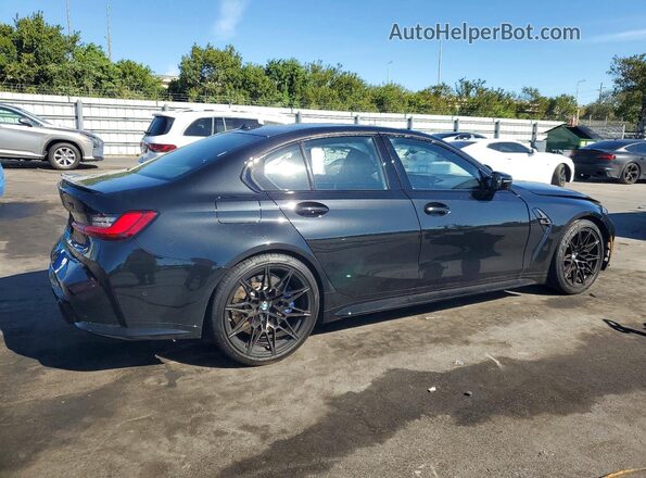 WBS33AY05RFS16864 2024 BMW M3 Черный Задняя правая четверть
