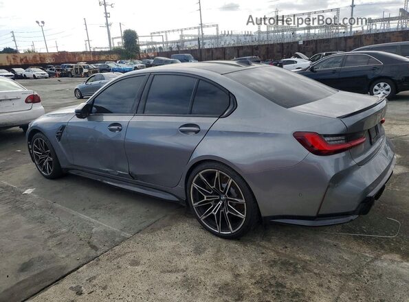 WBS33AY07RFS83644 2024 BMW M3 Серебряный Задняя левая четверть
