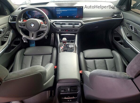 WBS33AY07RFS83644 2024 BMW M3 Серебряный Вид панели приборов