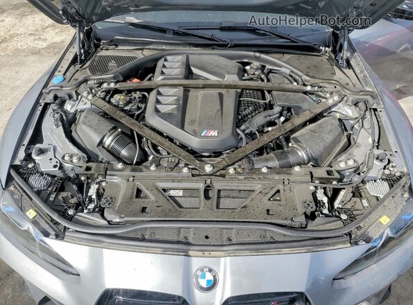 WBS33AY07RFS83644 2024 BMW M3 Серебряный Вид задней части салона