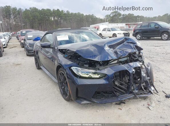 WBS33BA00RCN93944 2024 BMW M4 Blue Przód prawy