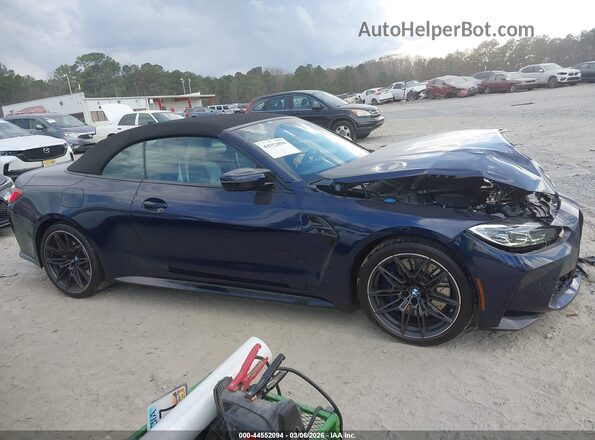 WBS33BA00RCN93944 2024 BMW M4 Blue Widok wnętrza z tyłu
