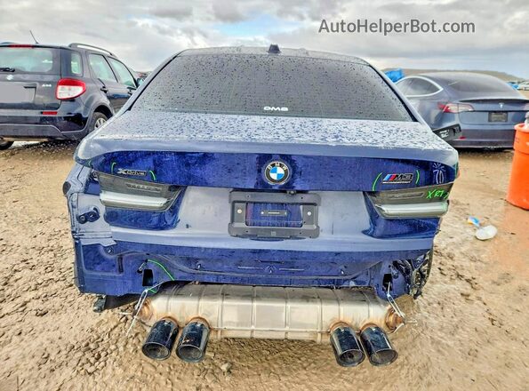 WBS33HJ06SFU61021 2025 BMW M3 Синий Вид сзади