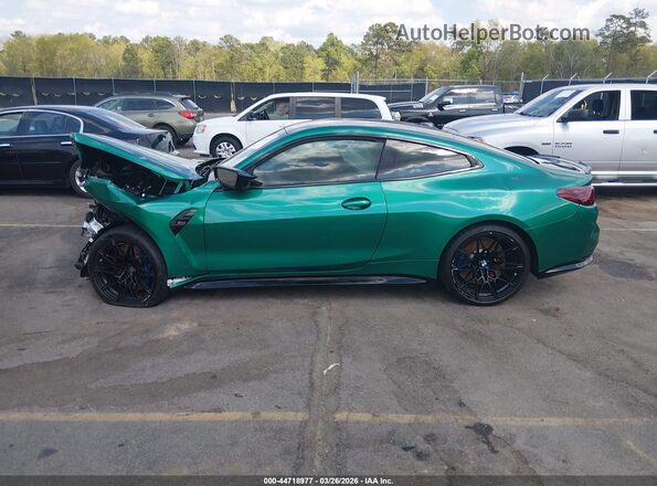 WBS33HK01TCW07455 2026 BMW M4 Зеленый Панорамный вид салона 360°