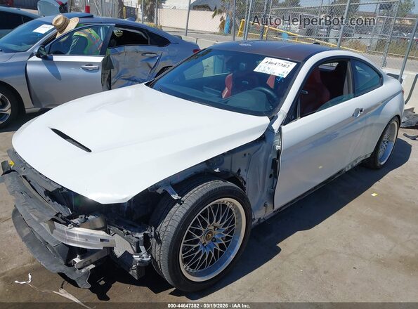 WBS3R9C52GK337744 2016 BMW M4 Белый Передняя левая четверть