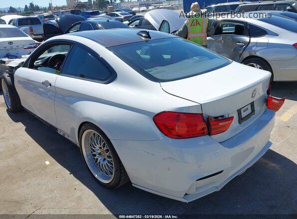 WBS3R9C52GK337744 2016 BMW M4 Белый Задняя левая четверть