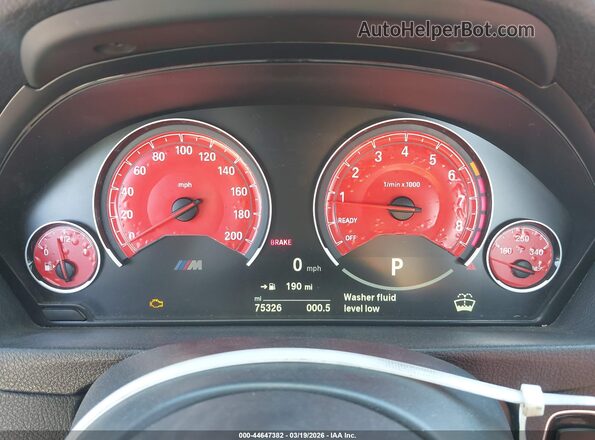 WBS3R9C52GK337744 2016 BMW M4 Белый Вид задних сидений