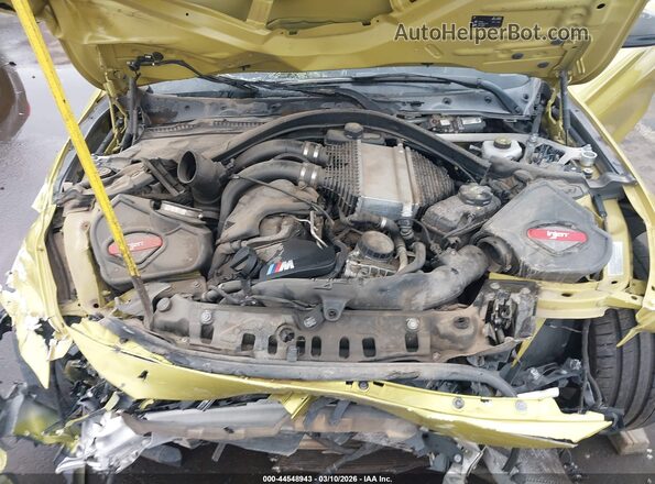 WBS3R9C53GK336652 2016 BMW M4 Желтый Вид сзади