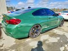 2016 Bmw M4 Зеленый vin: WBS3R9C54GK338801