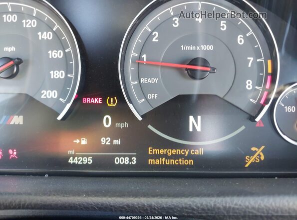 WBS3U9C51HP970710 2017 BMW M4 Red უკანა სავარძლების ხედი