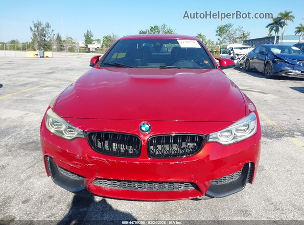 WBS3U9C51HP970710 2017 BMW M4 Red ხელსაწყოთა პანელის ხედი
