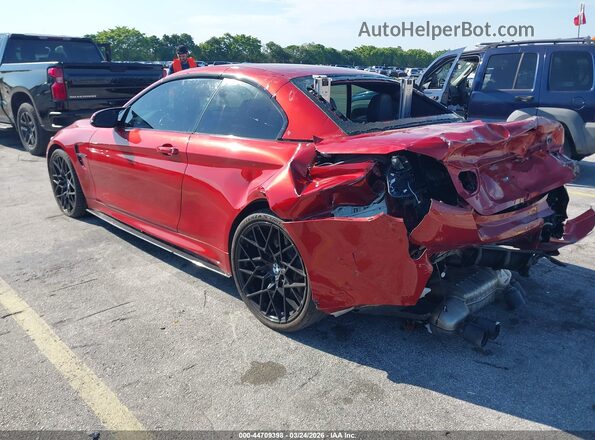 WBS3U9C51HP970710 2017 BMW M4 Red უკანა მარცხენა