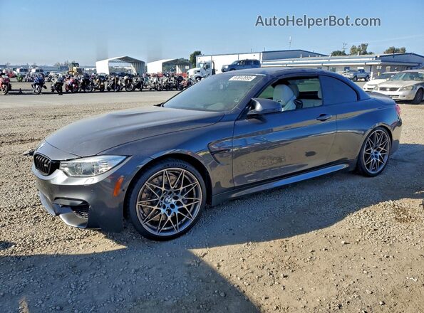 WBS3U9C55GP970515 2016 BMW M4 Серый Передняя левая четверть