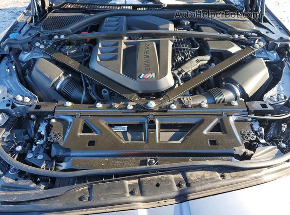 WBS43AY02RFS55545 2024 BMW M3 Gray Вид задньої частини салону