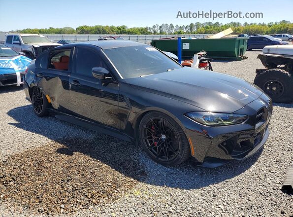 WBS43AY03RFT30284 2024 BMW M3 Black Przód prawy