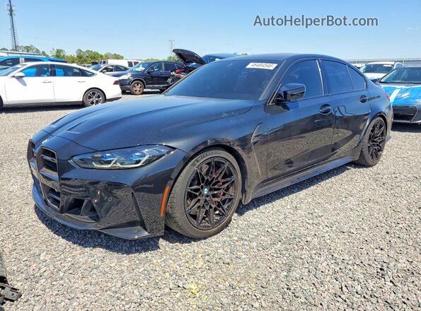 WBS43AY03RFT30284 2024 BMW M3 Black Przód lewy