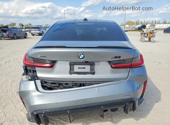 WBS43AY04RFT57364 2024 BMW M3 Серый Вид сзади