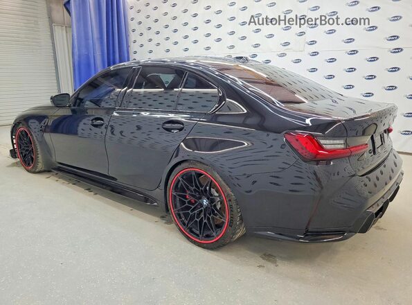 WBS43AY05RFS34821 2024 BMW M3 Black Rear left
